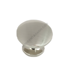 دستگیره کابینت تک پیچ دایره رئال رنگ کروم