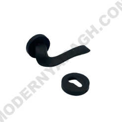 دستگیره درب رزت میلانا مدل 876 رنگ مشکی