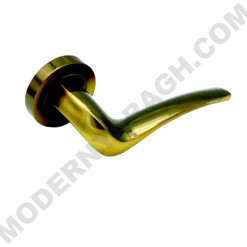 دستگیره رزت درب میلانا مدل رویال رنگ شامپاینی