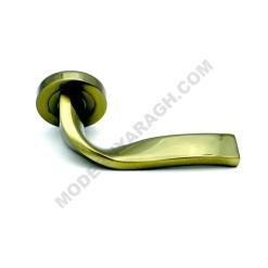 دستگیره درب رزت میلانا مدل کروز رنگ زیتونی