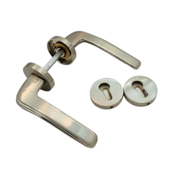 دستگیره درب رزت کاوه صنعت مدل 17400 رنگ کروم مات