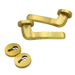 دستگیره درب رزت کاوه صنعت مدل 17400 رنگ طلایی مات