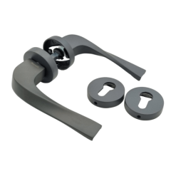 دستگیره درب رزت بورتی مدل 5100 رنگ طوسی